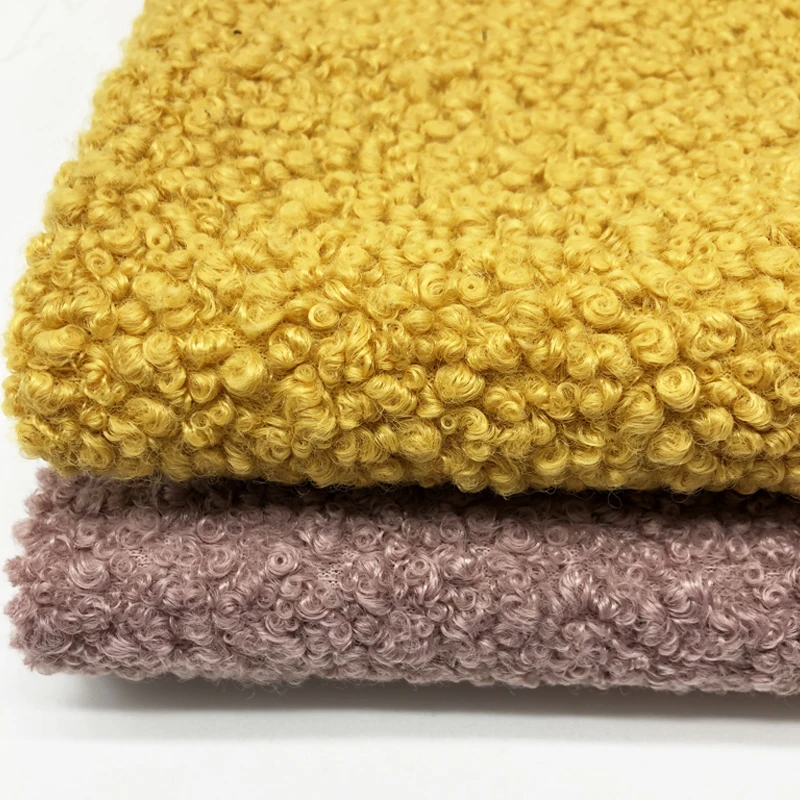 solid teddy bear faux fur fleece 100 polyester plush sherpa fleece fabric