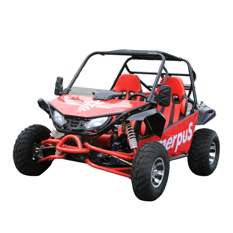  Мотоцикл Go kart на два человека 200cc мотоцикл для пересечения джунглей вездеход мотовездеход четыре