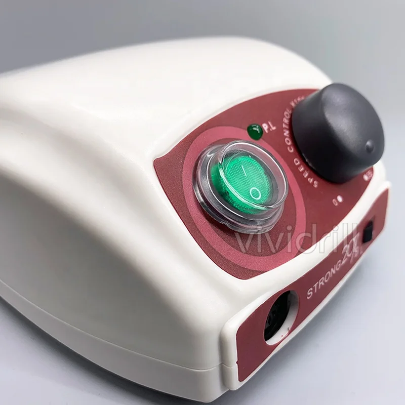 OEM strong 207 nail drill machine 35000 light weight small handle micromotor handpiece