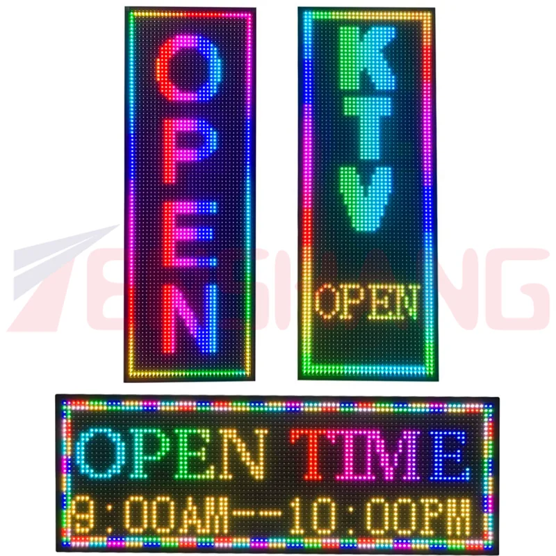 Usa Outdoor P10 Full Colours Advertising Rgb Billboard Led Text Display Board Mobile Phone Led Programmable Scrolling Sign