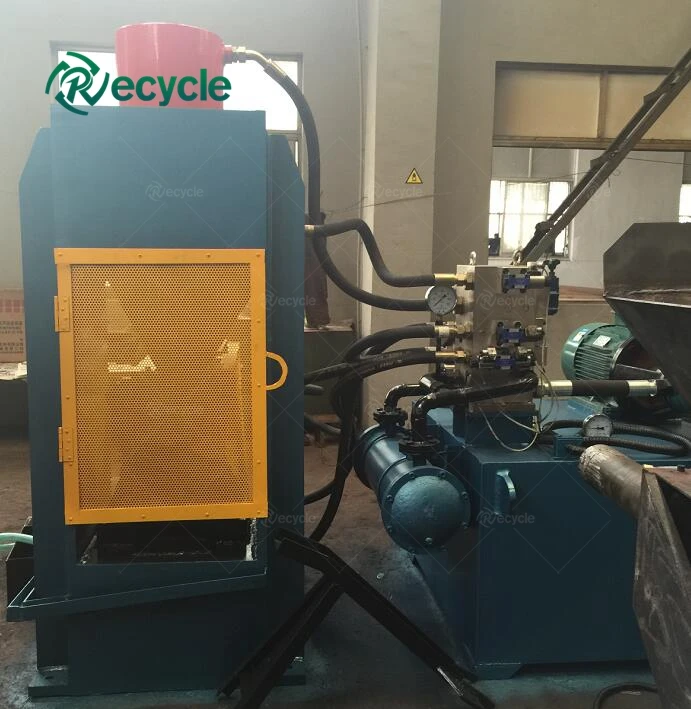  Hydraulic Aluminium Chips Metal Block Briquetting Iron Ore Fines Briquette Press
