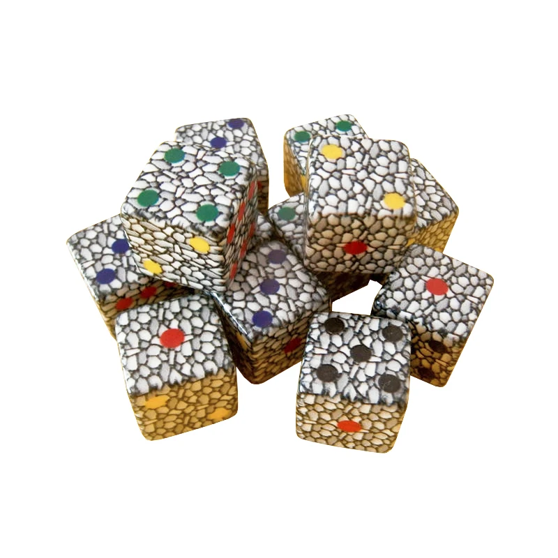 
Custom different colored acrylic resin dice for game 