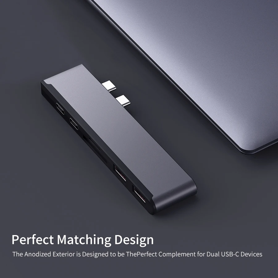 
Multiport 6 in 1 40Gbps Thunderbolt 3 Docking USB Type C to HDMI USB3.0 OTG Adapter USB Hub C 