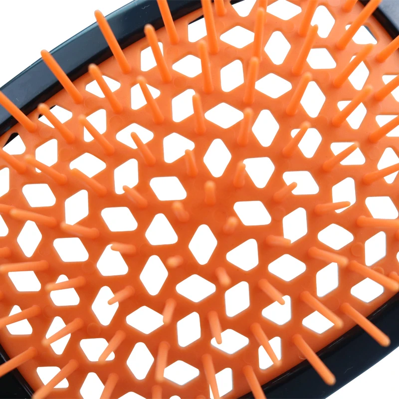 Высокое качество индивидуальный логотип ABS весло типа мокрого шлица душ распутывание щетка для волос пластик для вьющихся влажных густых прямых волос