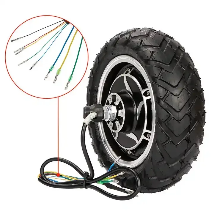 10 inch Hub Motor ebike Scooter 48V1200W Brushless Gearless Hall Motor