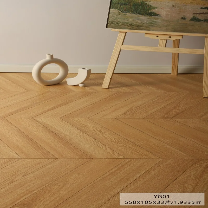 Современная Бытовая дубовая паркетная напольная деревянная плитка ламинированный твердый деревянный пол