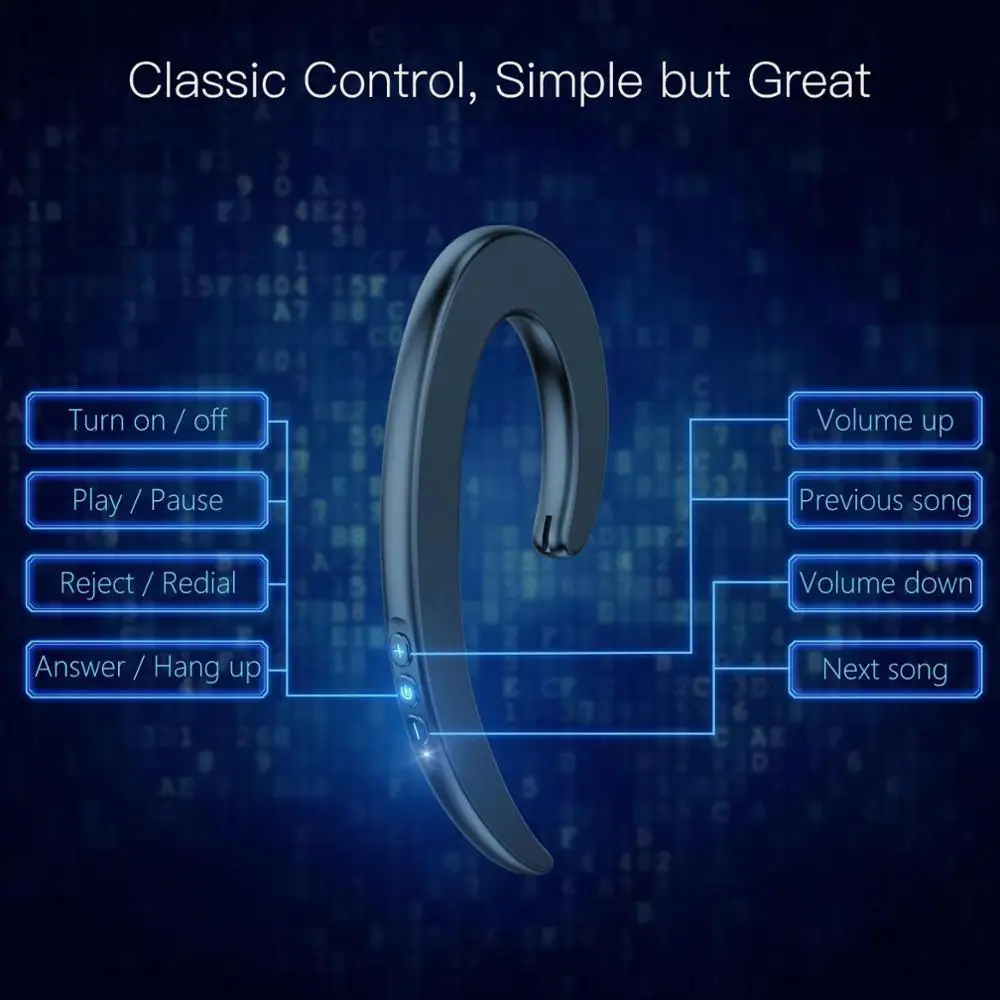 JAKCOM ET NonInEar Concept Earphone of Earphones Headphones like uni earbuds bavin earphones 50mm neodymium driver headphone