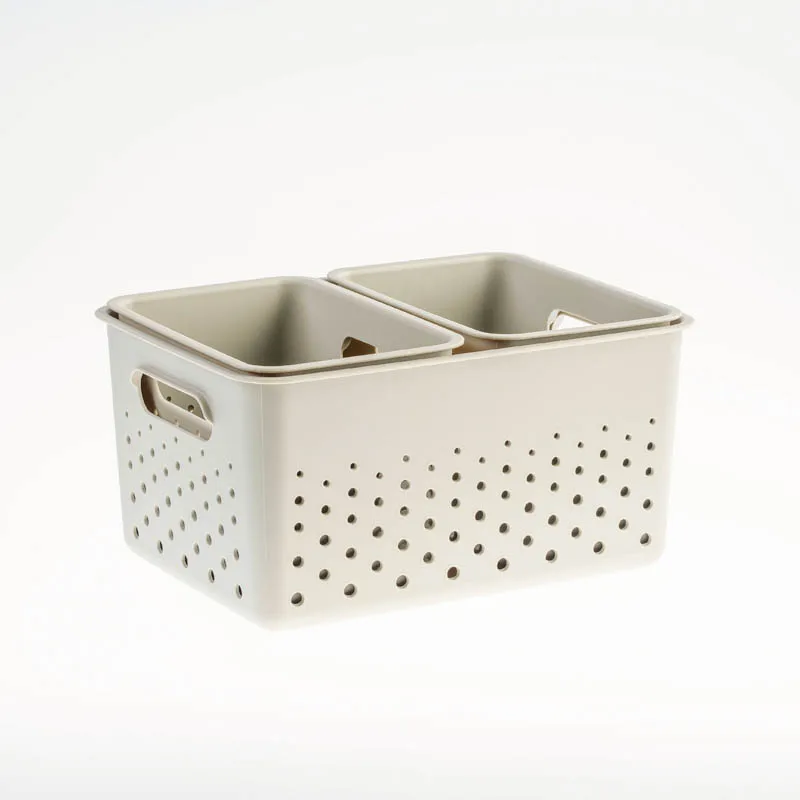 Triple storage basket