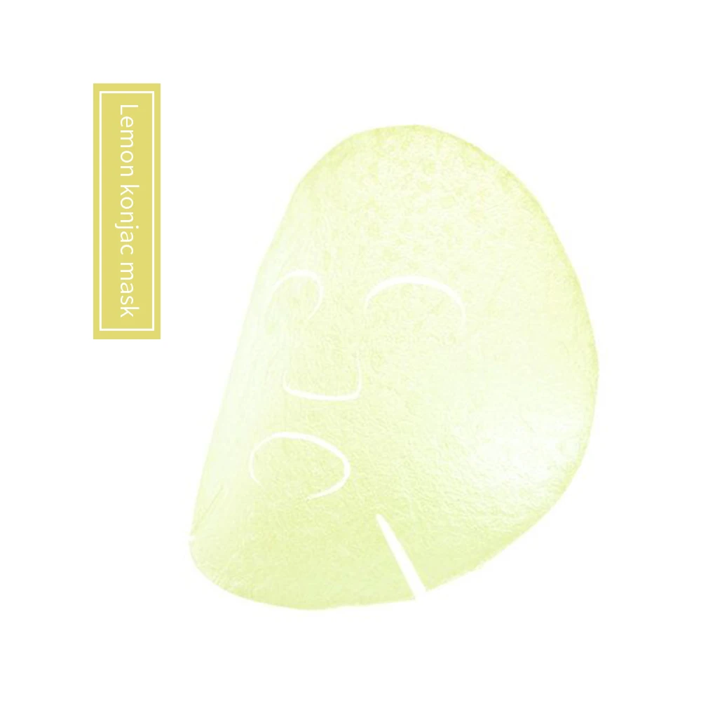 Lavender  konjac face mask for moisturizing and hydrating