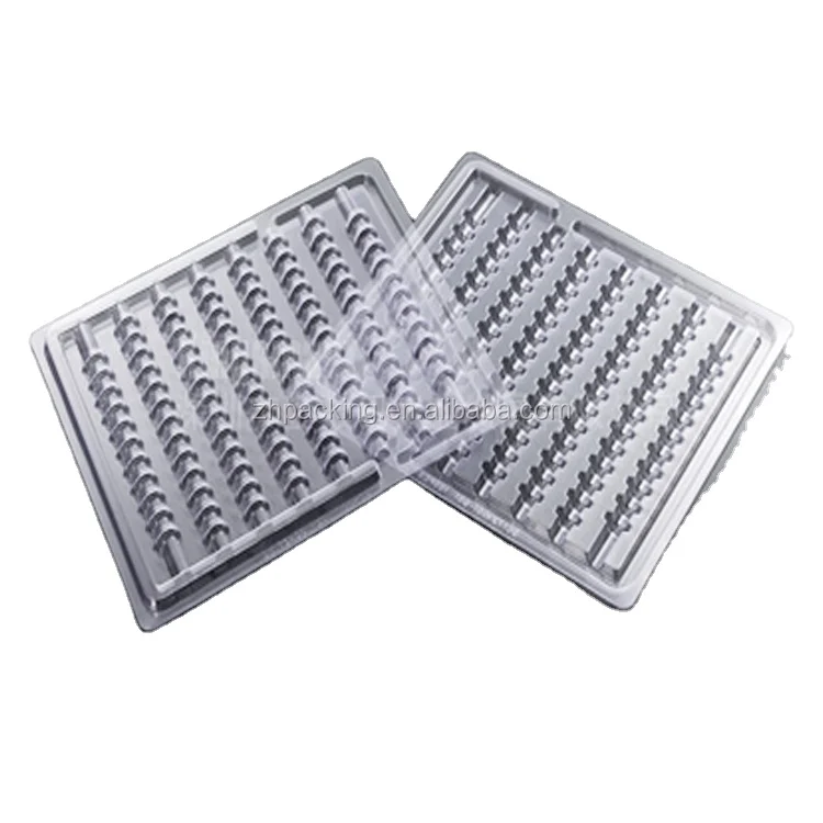 Customizable transparent vacuum formed plastic trays, plastic trays in various colors, and food grade vacuum  plastic trays