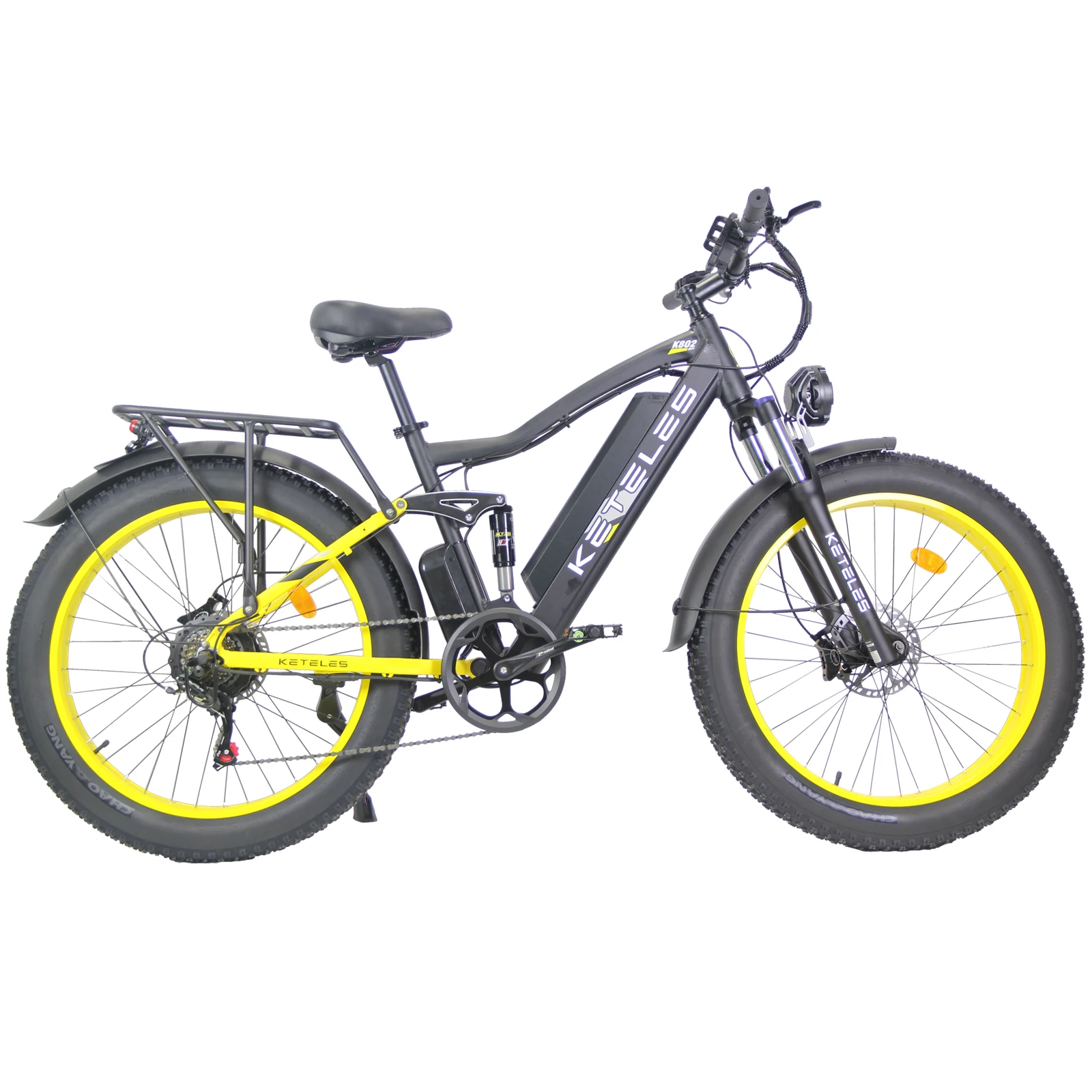 KETELES 2024 New Arrival 10.4ah K802 Electric Bicycle Manufacturer Hydraulic Disc Brake 1000w Electric Bike With Shock Absorber