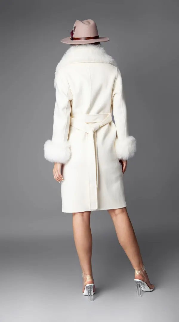 Winter woman woolen coat women wool coat collar ladies coat