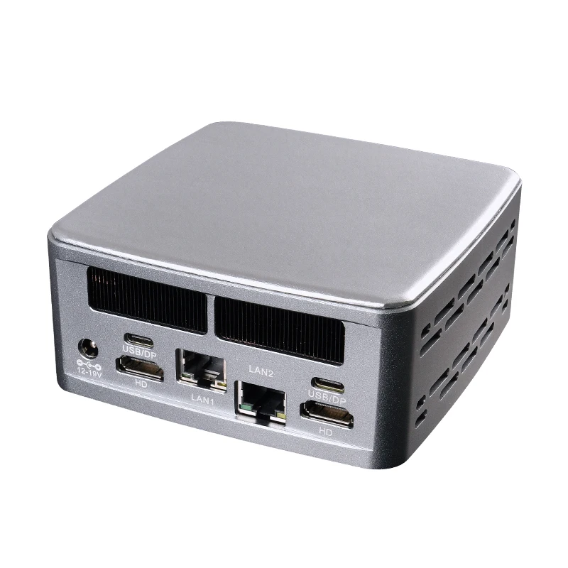 Zunsia 12th Gen Core i3 i5 i7 Portable Mini NUC PC with 64GB DDR5 2*LAN 2*USB Type-C HDMI for Office & Gaming EU/AU/CN Plug