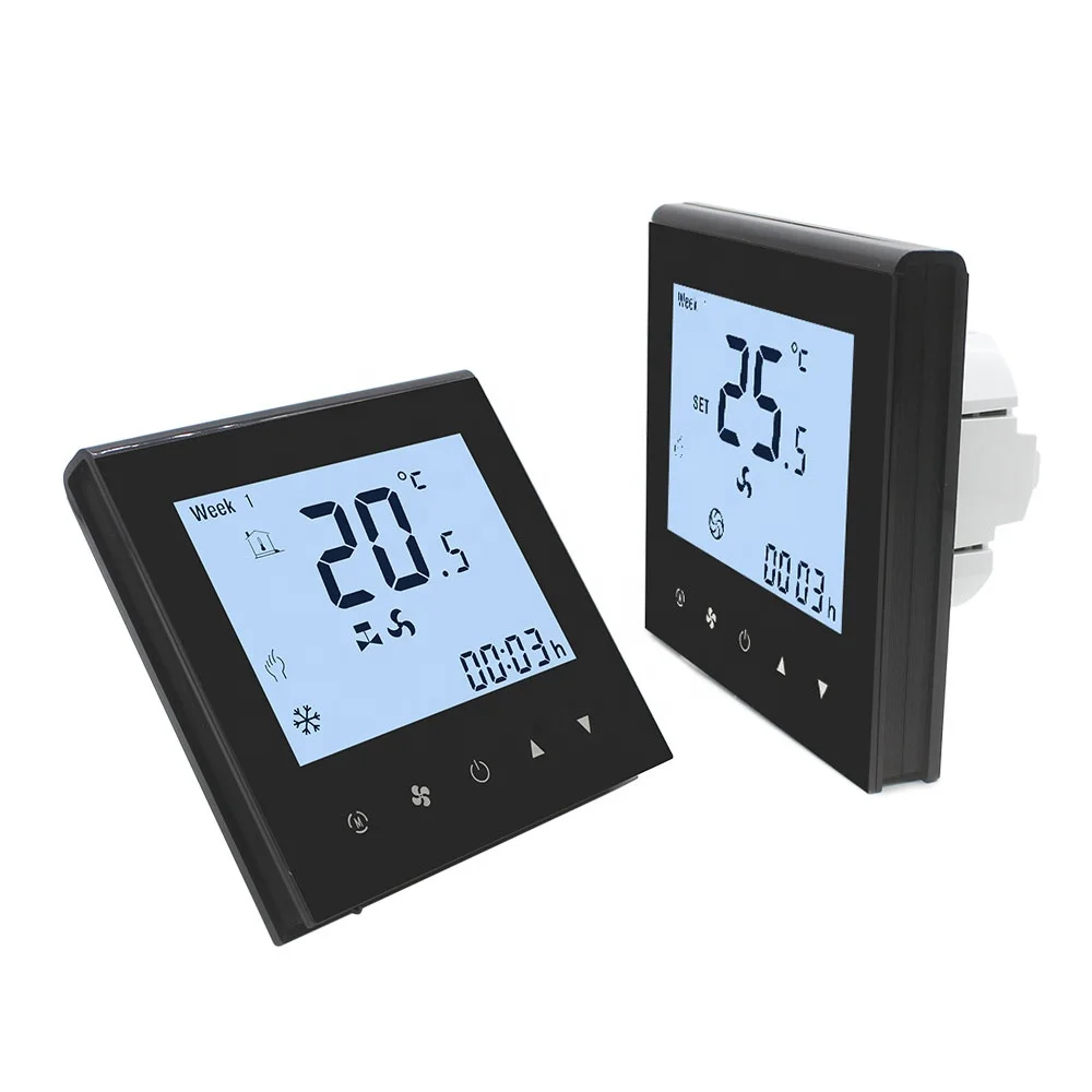Цифровой термостат умный отопления и охлаждения с Modbus коммуникацией