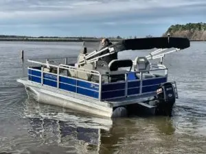 Small size pontoon boat 4.6m 15ft aluminum recreation pontoon boats for sale