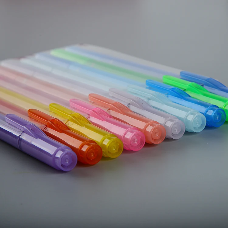 Plastic Hard Boxes Pack 12 color dual tip marker pens, art water color pen set