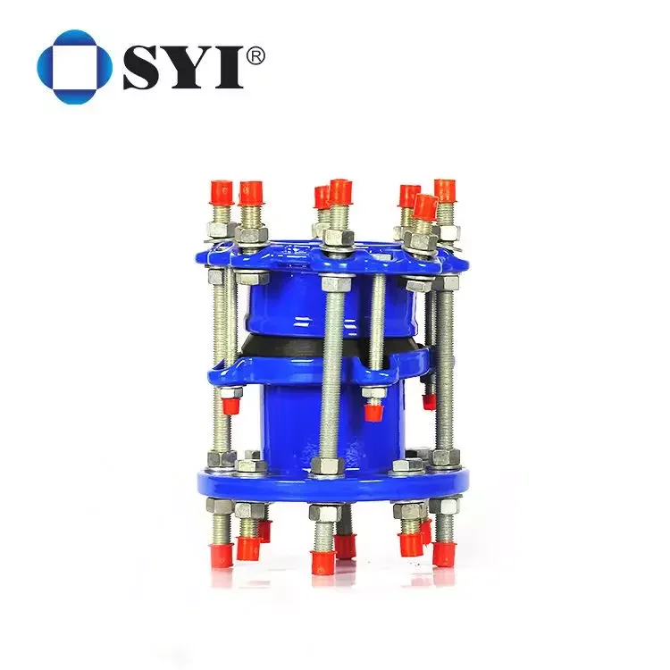 Dismantling Joints Flange Pipe Fitting Connector Bigger Size Ductile Iron OEM Round Flange Adaptor for Hdpe Pipe EPDM Casting