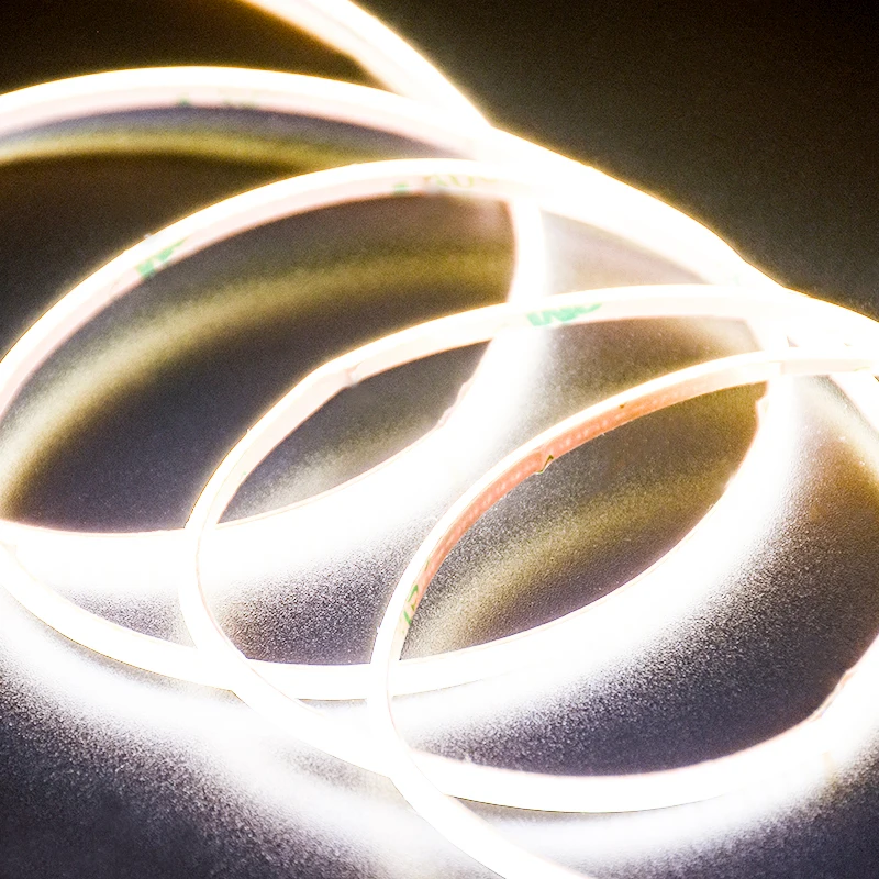 Super Fine Thin Linear Flexible LED Bar Ribbon Tape for Room Decor Lights House Night Lamp 3mm FOB 12V COB LED Strip Light