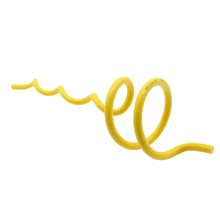 Yellow or Gray PVC Bird Flight Diverter for cable