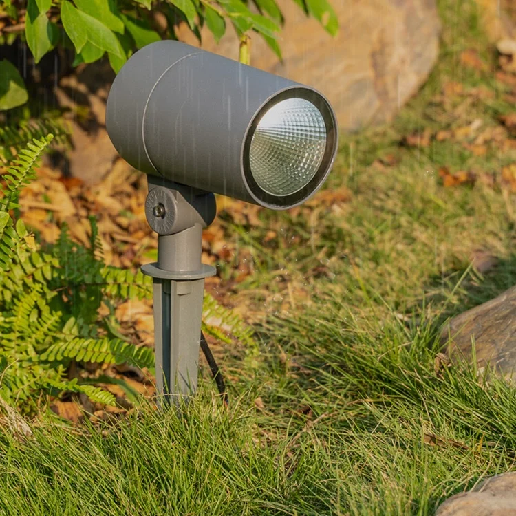 Садовый светильник/lampu/taman/12 Вт 18 20 40 cob проектор 2700k путь dc24v dc12v шиповое основание установка садового освещения