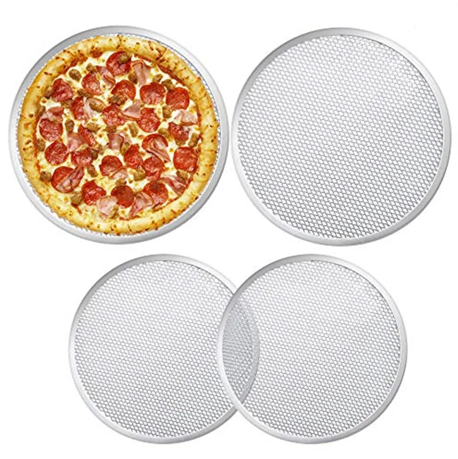 8, 12, 14, 16 дюймов, бесшовный алюминиевый сетчатый резак для пиццы (1600360535276)
