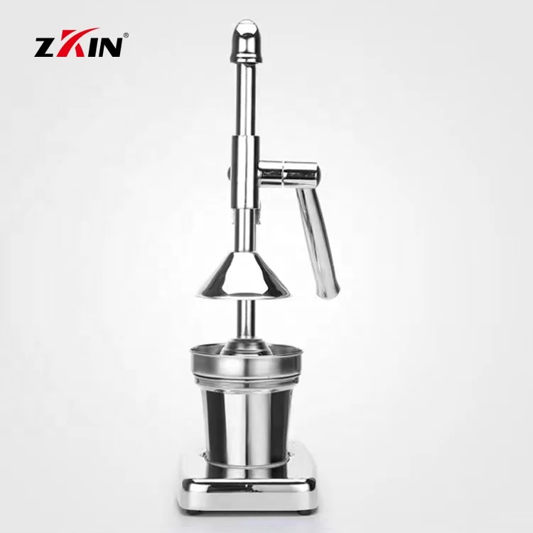 China Supplier Products Stainless Steel Fruit Juice Made By Squeezer Lid Rotation Press Reamer Citrus Pro V Manual Orange Juicer