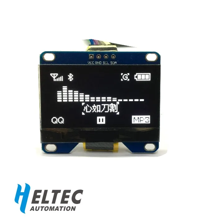 1.54 inch white oled module IIC i2c 128*64 for arduino