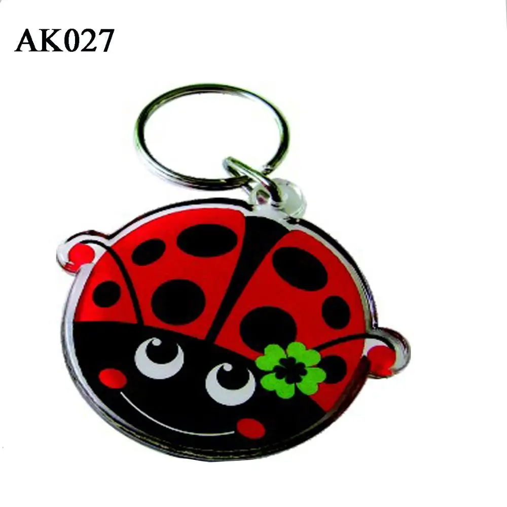 Tourists Summer Slipper Acrylic Keychain With Photo Insert