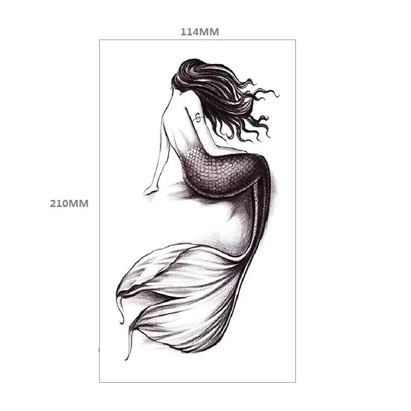 Customization Temporary Body Art Tattoo Sticker Water Transfer Dragon Stickers waterproof lasting 3D simulation