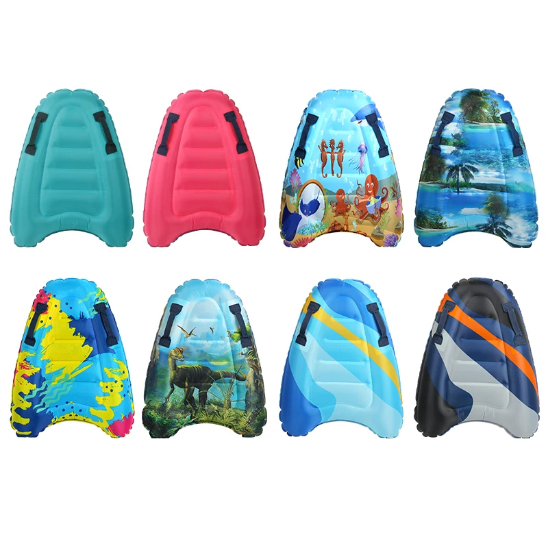 70*52*15Cm Portable Inflatable Buoyancy Surfboard With Handles Summer Water Sports Floating Surfboard Toys For Kids