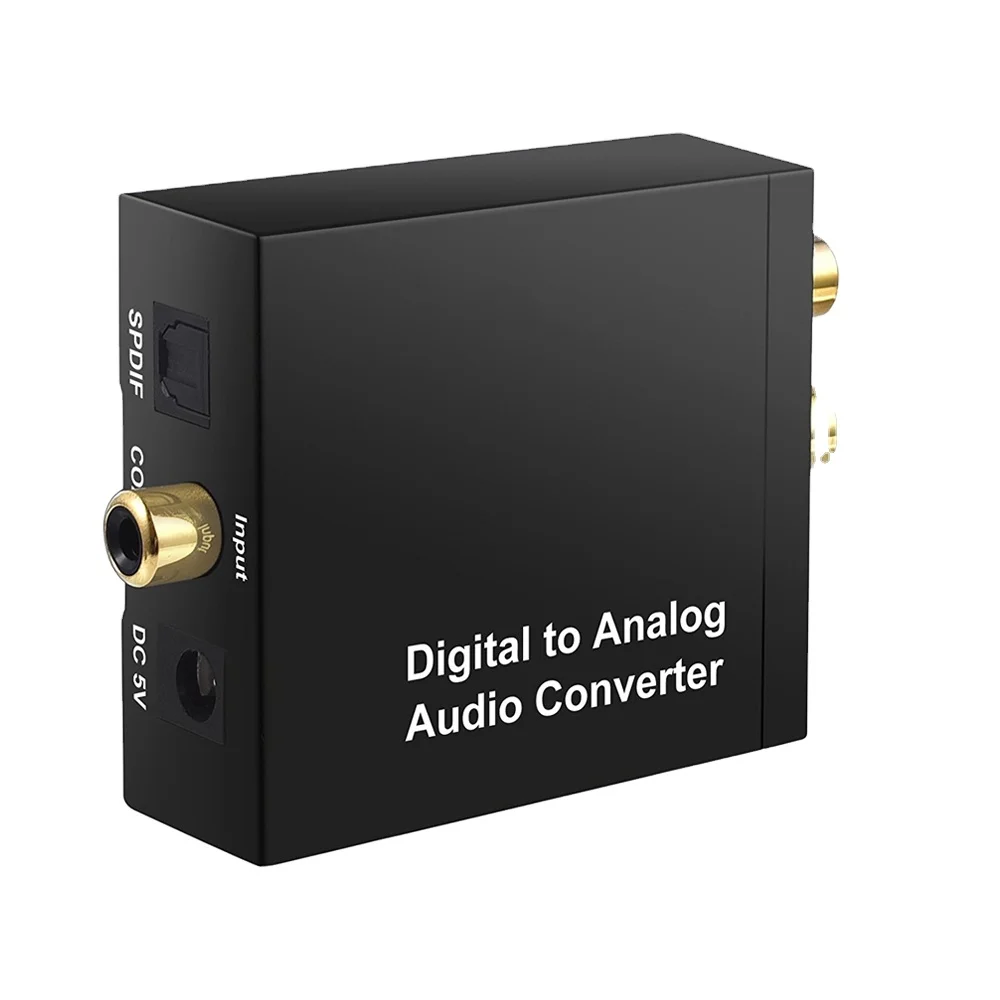  AOEYOO 3 5 мм DAC цифровой аналоговый аудио конвертер 192 кГц коаксиальный Оптический волокно Toslink L/R