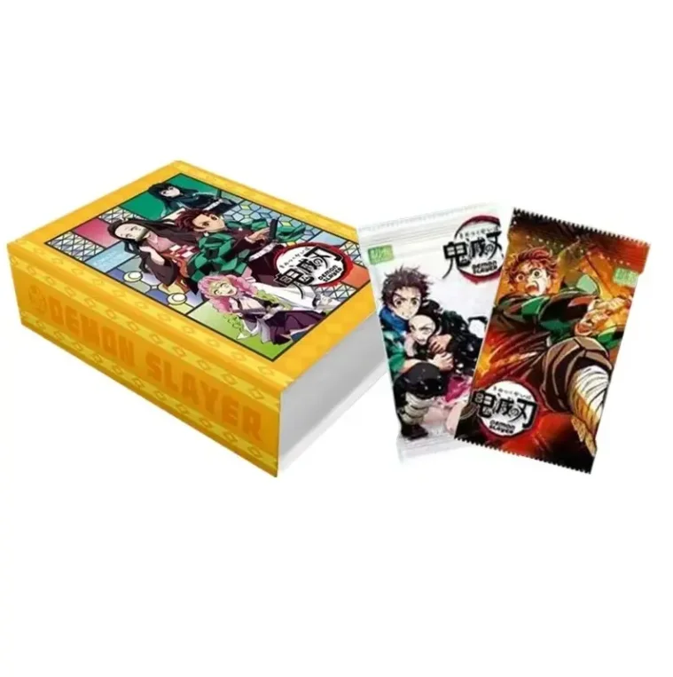 Demon Slayer Cards Infinite Train SSP Card Diamond Rare Tanjirou Kamado Nezuko Character Collection Card Kids Toy Xmas Gift