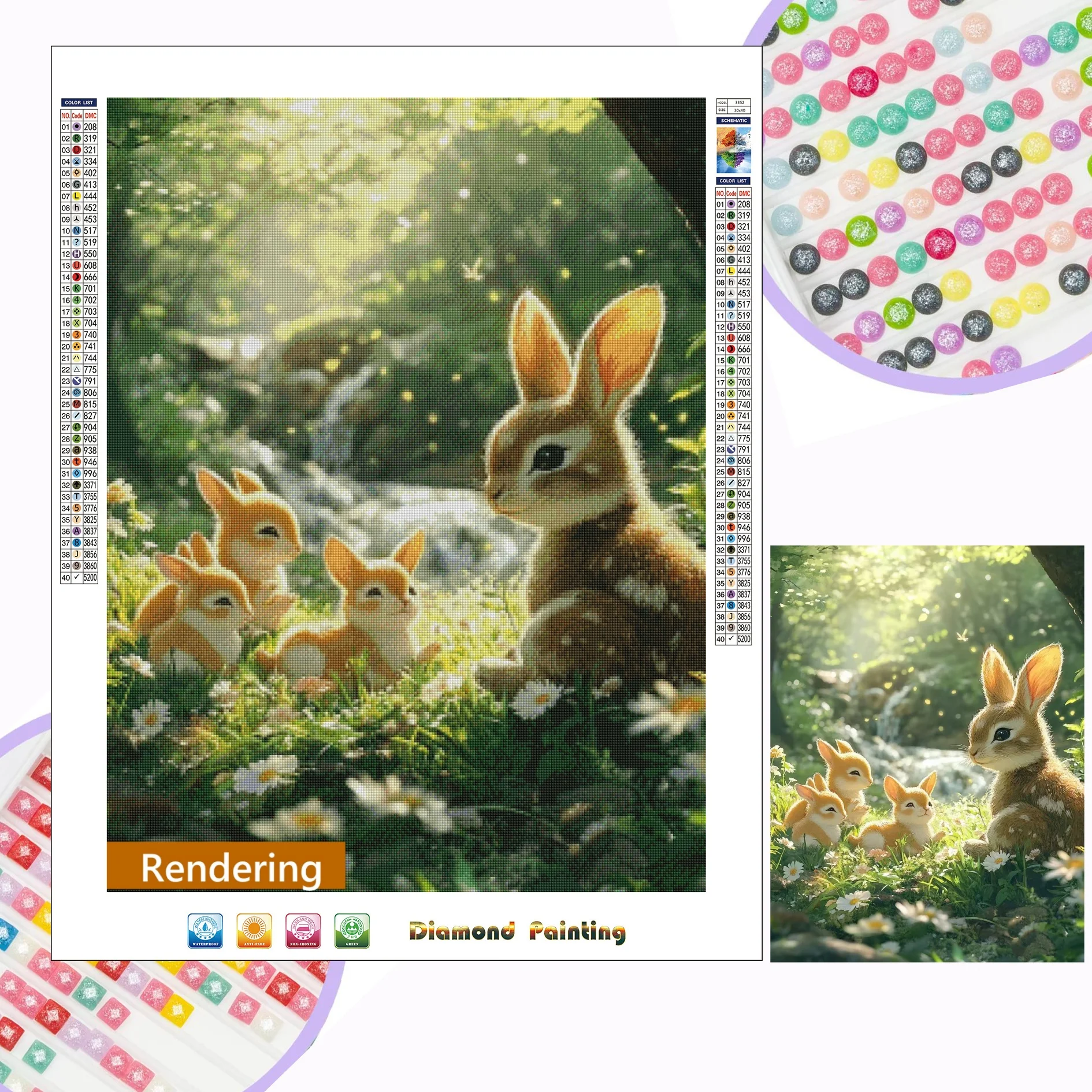 G-10 DP Manufacturer Modern Wall Art Painting Autumn Forest Wall Art Decoration DIY Kit 5d Home Decor Diamond Painting Kit