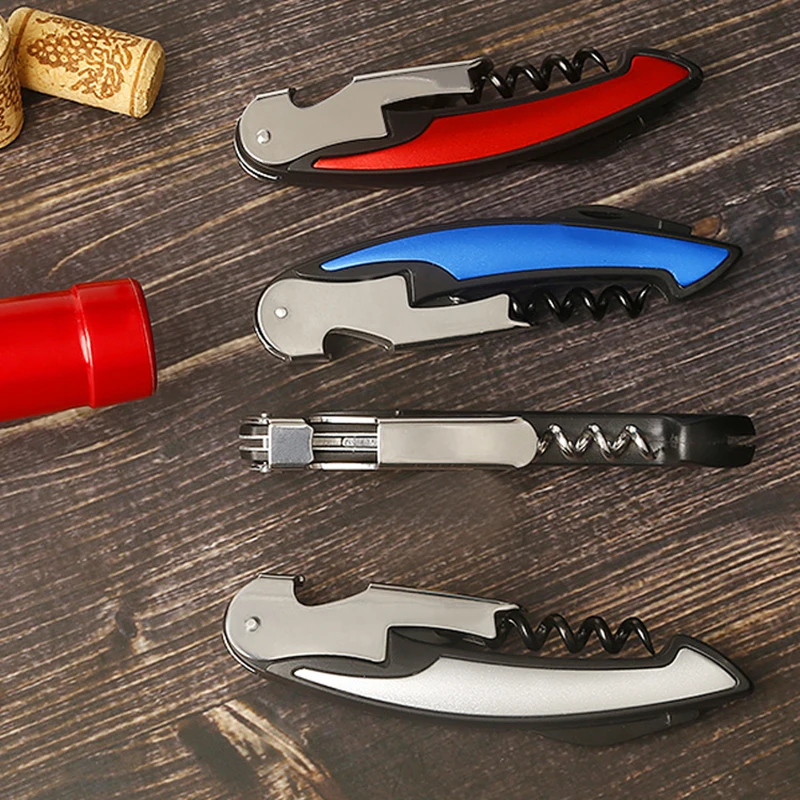Portable Mini Red Wine Corkscrew Wine Opener Keychain