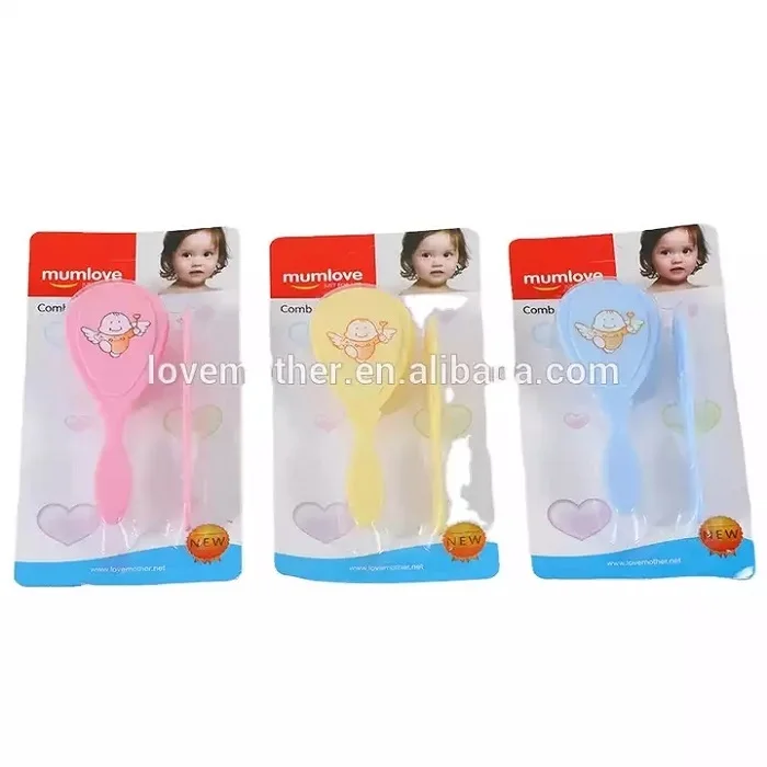 OEM Wholesale Plastic Baby Comb Brush Set Massage Baby Brush And Comb Sets