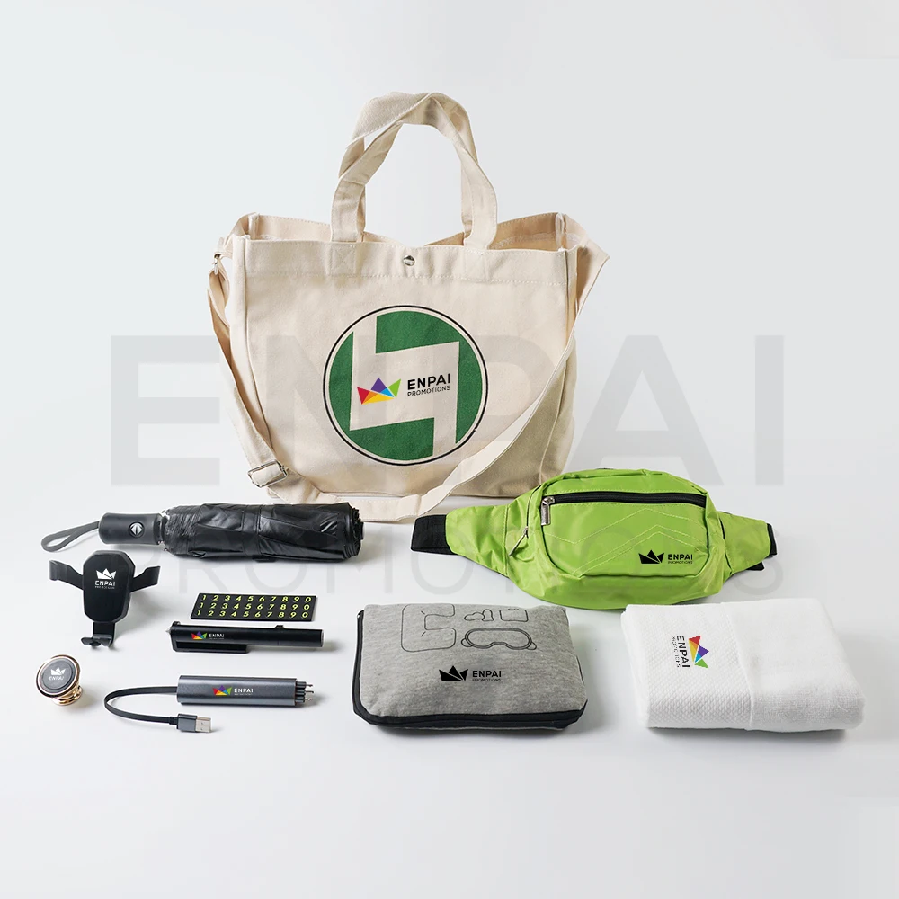 Custom Luxury Corporate All-in-One Customized Car Travel Essentials Promotional Gift Set for Adventurous Road Trips