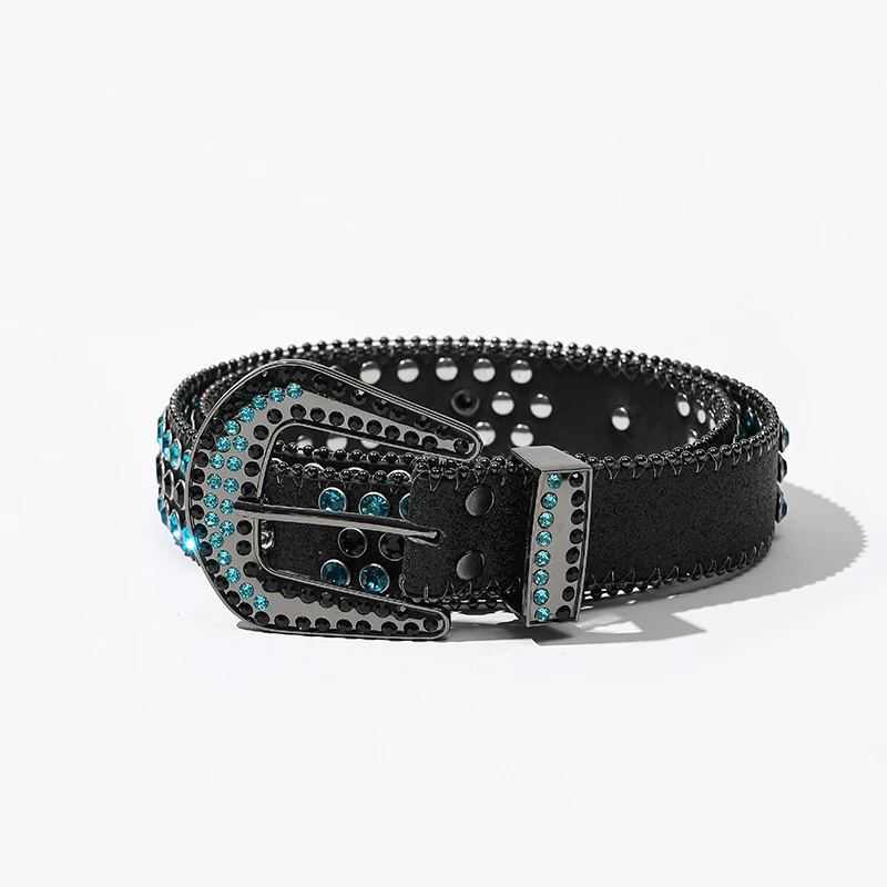 Заводская распродажа, высококачественный ковбойский пояс со стразами
