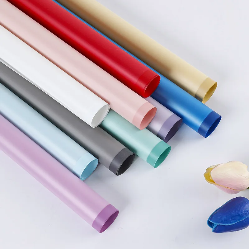 Tondo 58*58cm Magic Edge Matte Paper Wholesale Rose Gift Wrapping Paper Korean Style Flower Wrapping Material Bouquet Paper