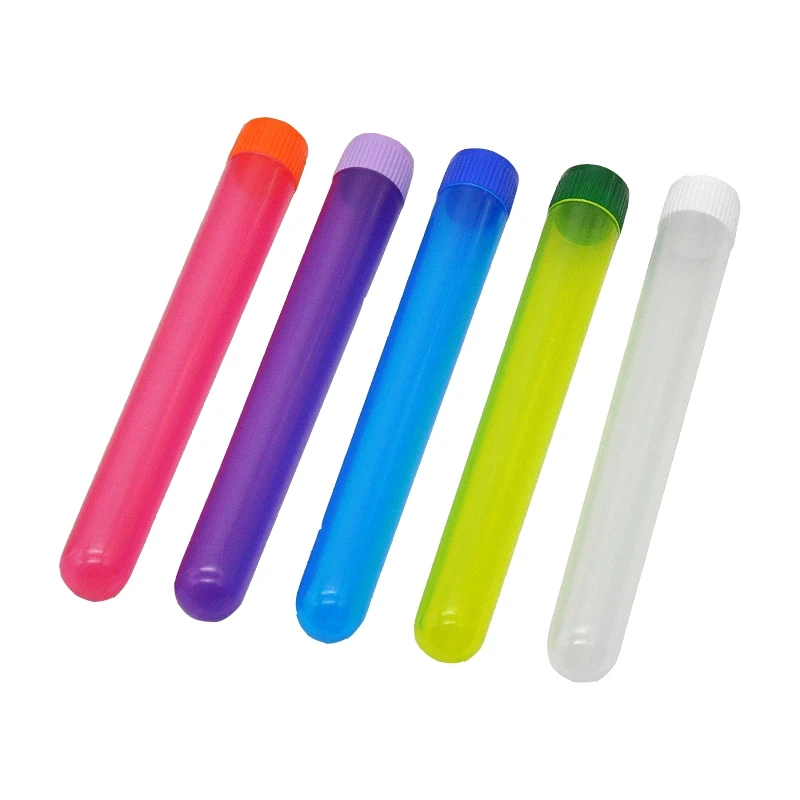 
Custom Joint Blunt Tube For Smoking 98 mm Plastic Pre Rolled Container For Cigarette with child proof screw cap 