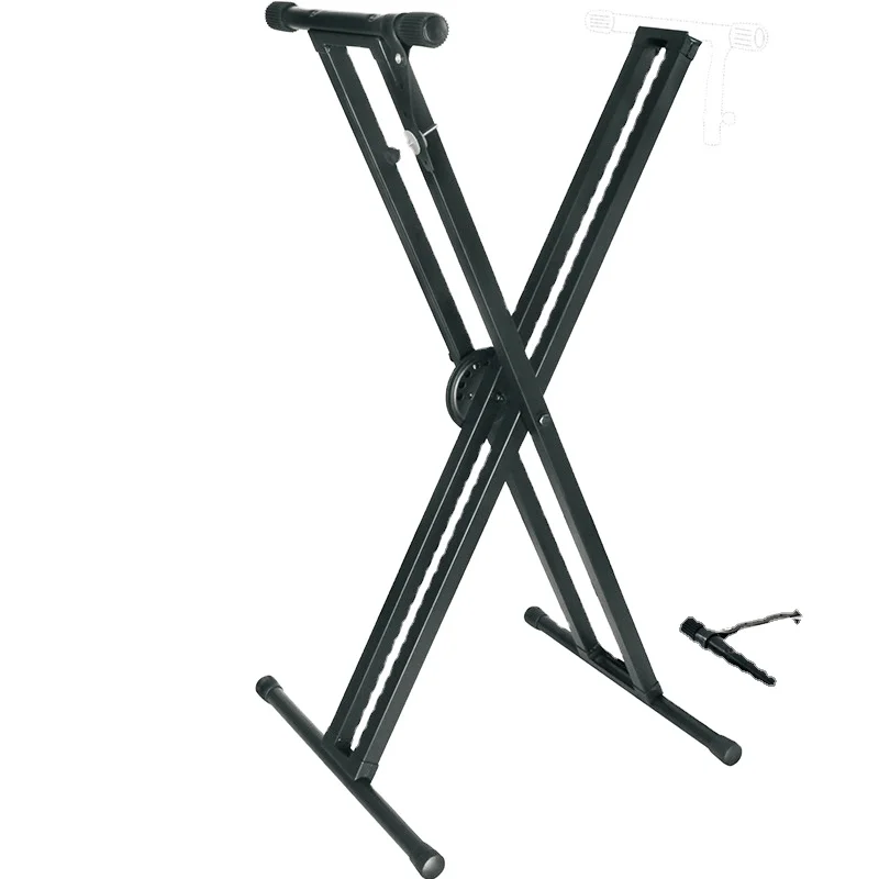 Factory Supply Electric Piano Bracket X Type Adjustable Metal Keyboard Stand