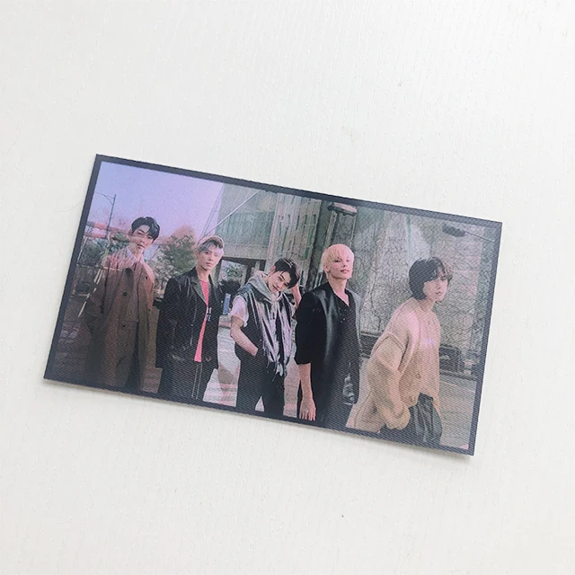 Custom design Kpop idol event lenticular printing 3D card photocards