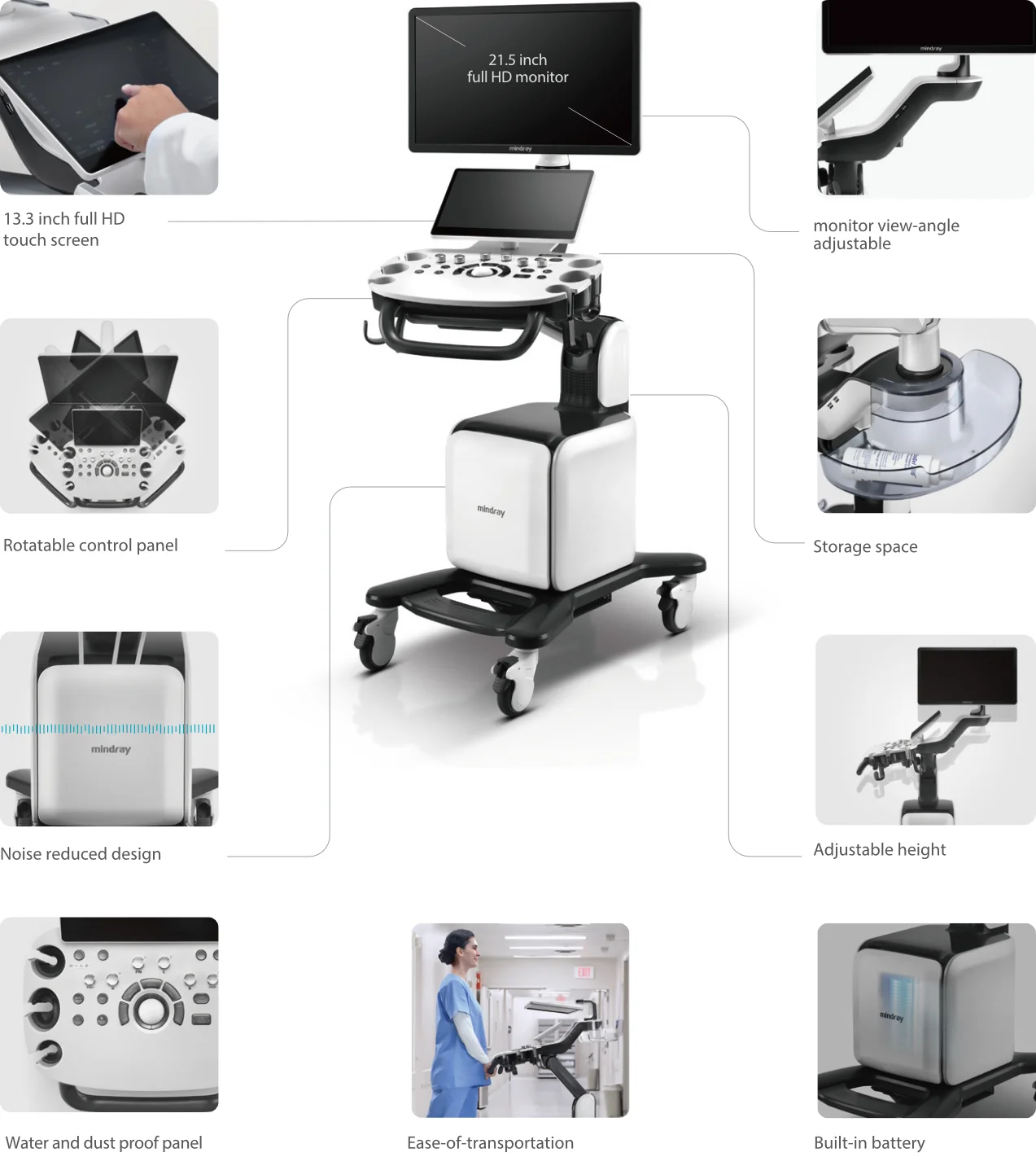 Mindray Consona Series N6/7/8/9 Doppler Color Ultrasound Cardiovascular Obstetrics And Gynecology Urology Diagnostics