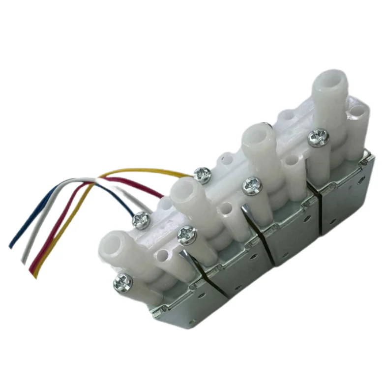 Customized High Pressure High Performance Stainless Steel Pneumatic Piston Quadruple Air Valve For Massagers