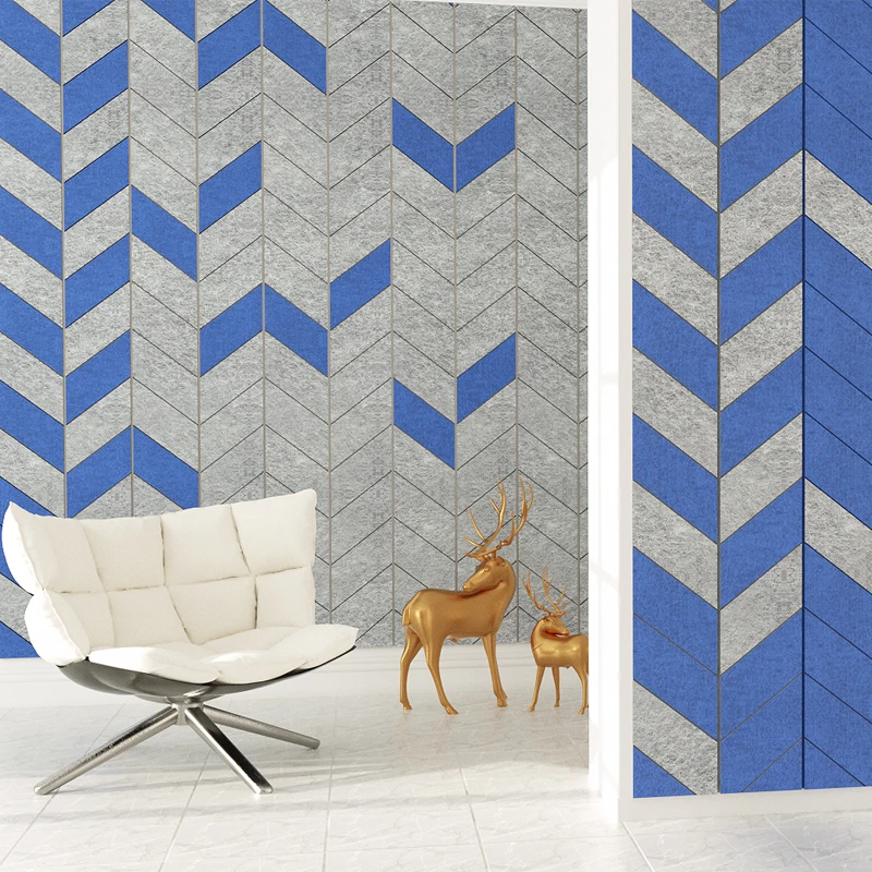 New Arriving High Density 100% Fiber Acoustic Panel Sound Isolation PET Panel For Club