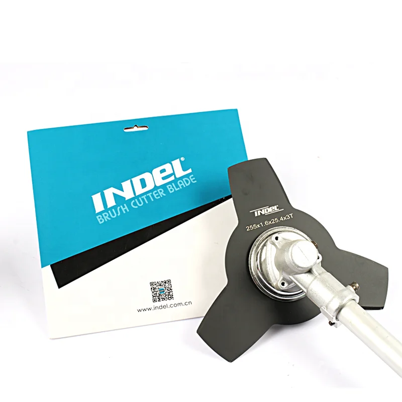 INDEL 65Mn Carbon Steel Weed Eater Lawn Mower Grass Trimmer Brush Cutter Blade for Grass Brush Cutting