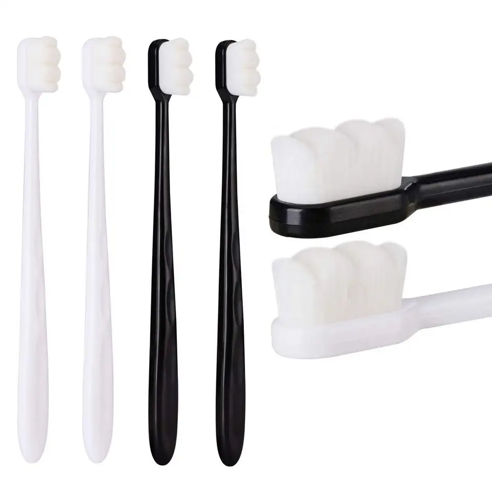 Ультрамягкая зубная щетка для взрослых с 10000 щетинами для домашнего использования