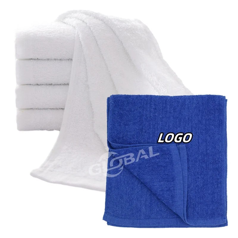 Custom Classical plain 30*30 70x140cm 100% Cotton stock Hand face Bath towel for beach gym spa gift box