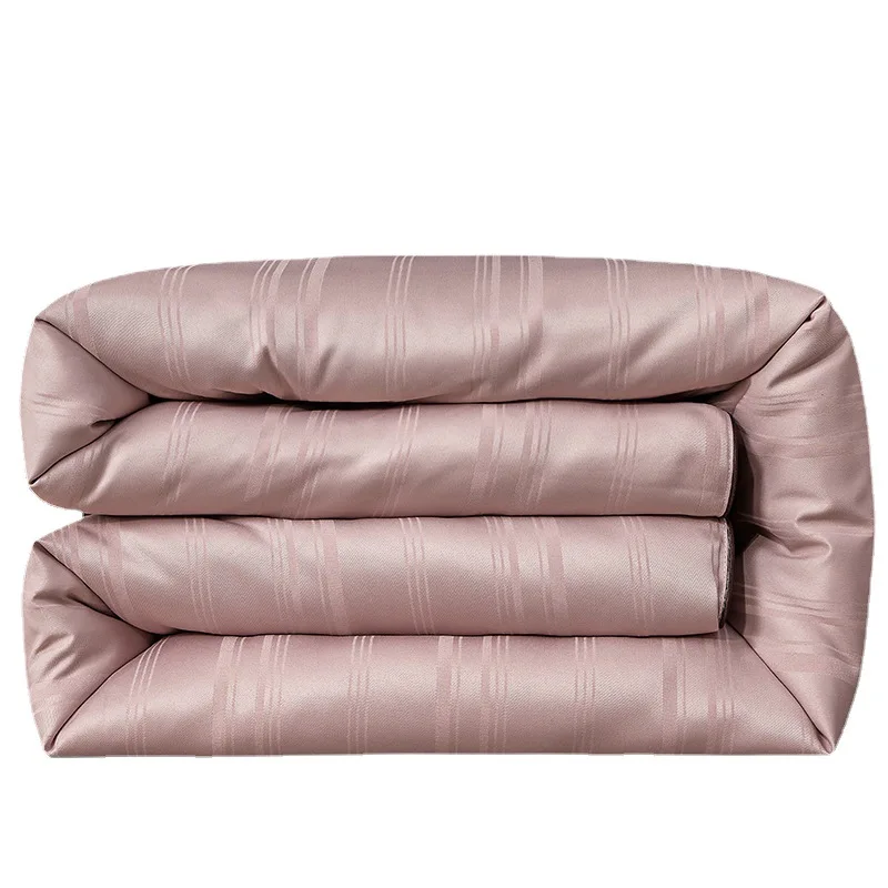 Mulberry Silk Comforter Super Thick Jacquard Quilted Embroidered Blanket for Hotel or Home Use