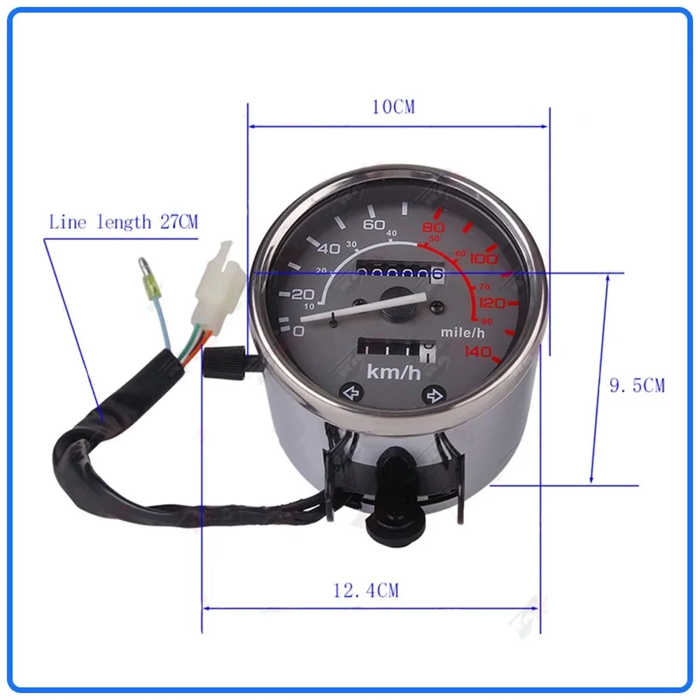 Instrument assembly gauges meter cluster speedometer odometer tachometer for HONDA Steed VT VLX 400 600 REBEL CA250 CMX250