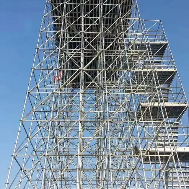 Manufacturer Ringlock Steel Gerust Perancah Modern Ponteggi Layher Scaffold Staging Facade Echafaud Concrete Andamio Hotels